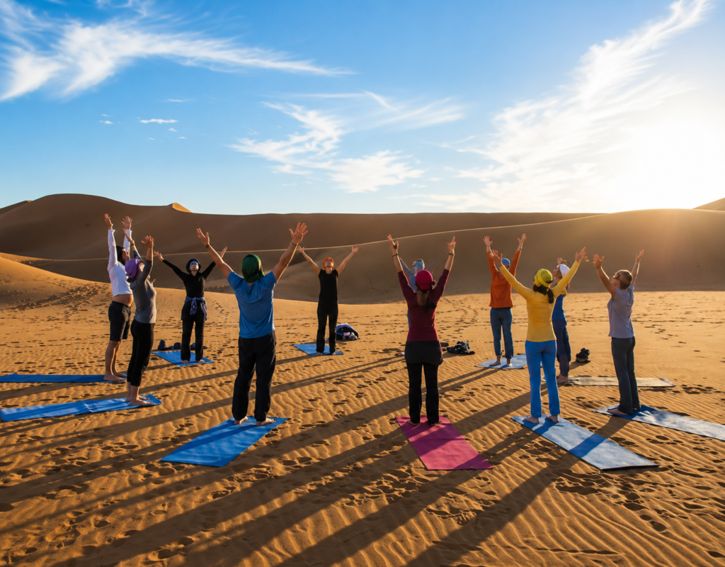 Nomad Soul Retreat Morocco in Sahara Desert